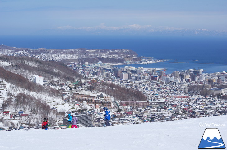 小樽天狗山ロープウェイスキー場 積雪たっぷり！絶景春スキー☆